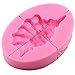 Mujiang Seashell Silicone Mold Shell Fondant Molds Cupcake Cake Decoration Tool Set of 4