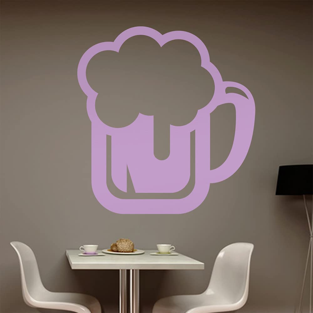 Beer Tankard Beer Barrel Drinking Glass Wall Sticker