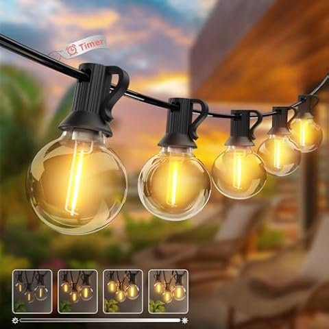 Kolpop 23M Dimmable Outdoor Festoon Lights Cover