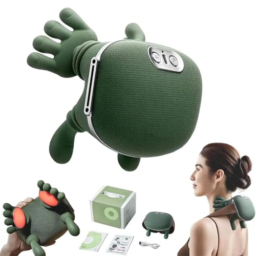 Image of Neck and Shoulder Massager with Heat, Bionic Shoulder Heated Massager, Neck Massager with Fingers, 4D Kneading Massage, Simulates a Real Palm Massage for Comfort, Relax Muscle Tension