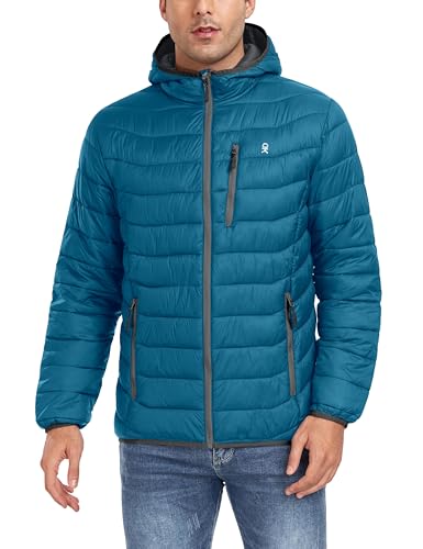 Little-Donkey-Andy-Mens-Packable-Puffer-Jacket-Lightweight-Hooded-Windproof-Winter-Coat-with-Recycled-Insulation