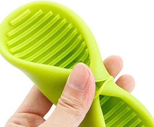 Image of 1Pair Thick Silicone Oven Mitts Heat Resistant Pot Holder, Mini Rubber Oven Glove Mittens Grip Kitchen Gloves, Rubber Pot Holder for Air Fryer, Hot Pans & Baking