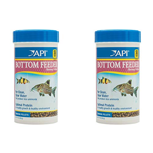 API Fish Food PELLETS, Formulated to Help Fish More readily use nutrients which Means Less Waste and Clean, Clear Water, Feed up to Twice a Day as Much as They'll eat in 5 Minutes - 2 Pack