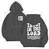 Generisch Hoodie Men's Winter Jacket Hoodie Men Casual Letter Part Print Hoodie Long Sleeve Hoodie Tops, GY2, XXL #3