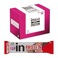 【Amazon.co.jp限定】 inバー プロテイン ベイクドチョコ チョコレート (15本入×1箱) BODY SUPPORT W プロテインバー プロテインチョコバー 手で溶けないしっとり焼きチョコタイプ 高タン