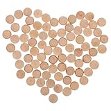 SKISUNO 100Stücke Möbel Lochstopfen aus Robustem Abdeckkappen für Schraublöcher Einfache Installation für Elegantes Finish Möbelprojekte