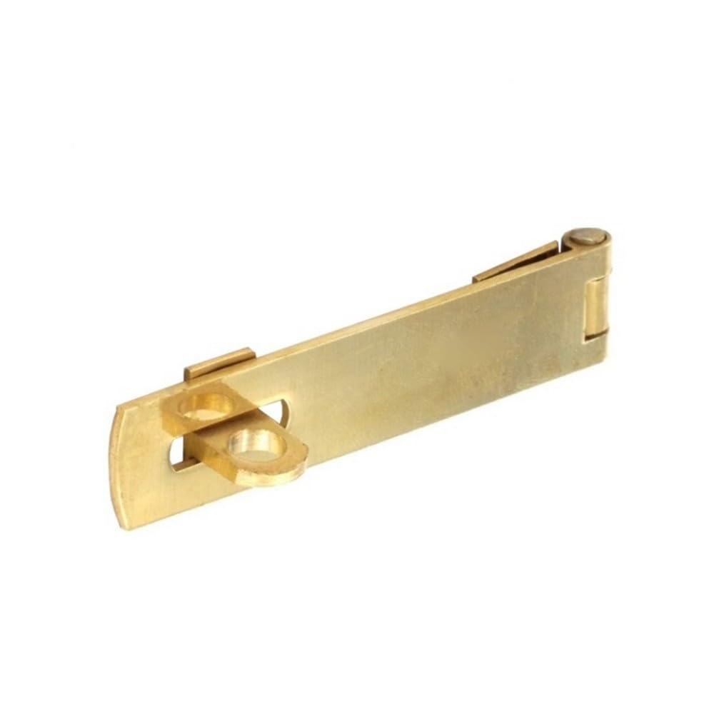 SEC HASP+Staple Brass 75MM S1464