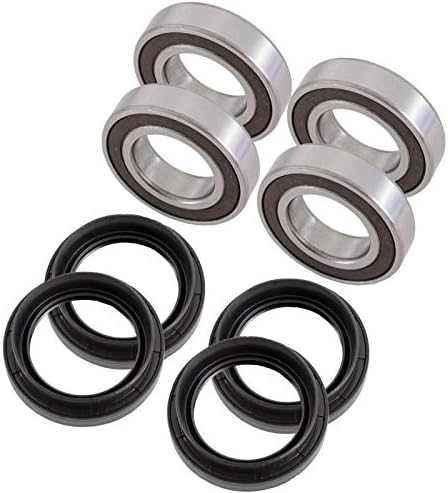 4PCS Front And Rear Wheel Bearing Kit For Yamaha Grizzly 550 660 700 93305-00602 - Foto 3