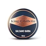 King C. Gillette BALSAMO BARBA, Confezione da 100 ml per la CURA della BARBA, Utilizzato Con o Senza Risciacquo con Burro di Cacao, IDEA REGALO UOMO
