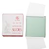 Swift Microscope Slides Kit with 72 Pre-Cleaned Blank Slides and 100 Glass Coverslips, Ground Edges