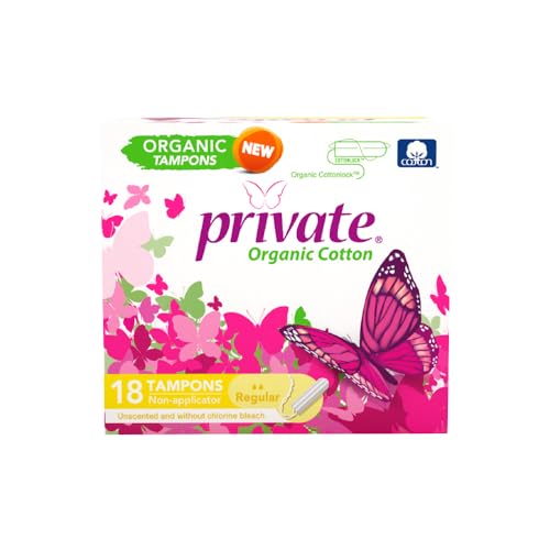 Private organic Tampon without applicator Regular 18
