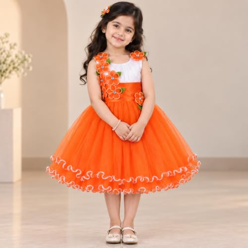 Image of Wish Karo Baby girl Knee Length Frock Dress