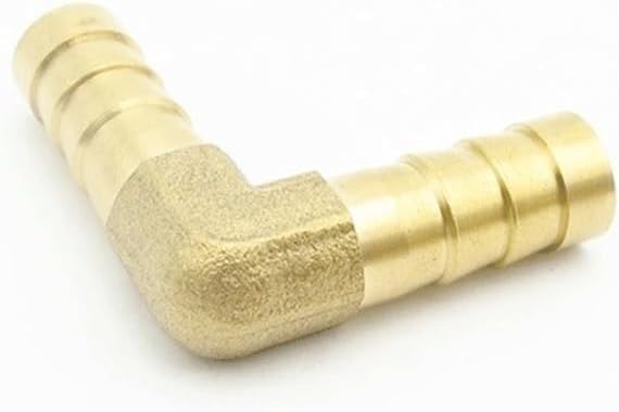 Pipe connector, Hose Barb Elbow, Brass Barbed Pipe Fitting Coupler Connector Adapter For connecting pipe(16mm OD)