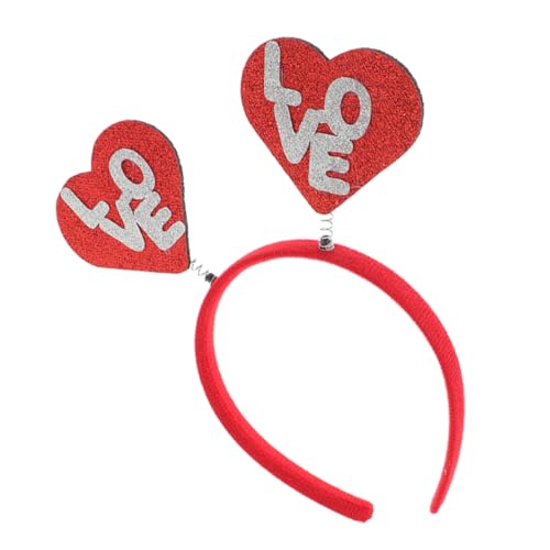Bandeau Coeur Saint-Valentin doux et accessoire cheveux confortable pour fête et mariage