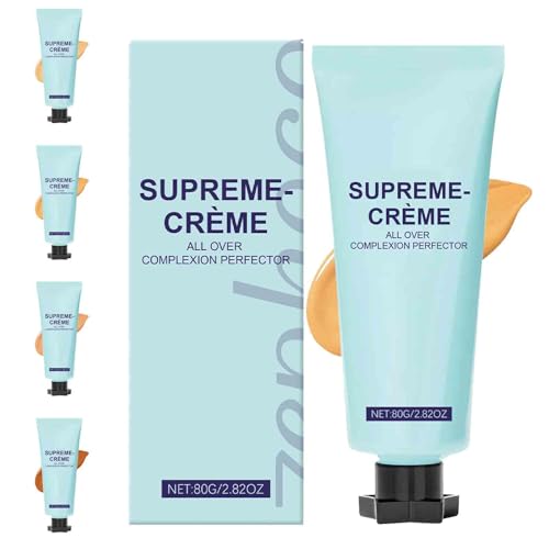 Creme Perfeccionador De Tez Integral, Perfeccionador De Cobertura Corporal, Base Cc De Larga DuracióN, Tinte Resistente Al Agua Y A Las Manchas, Maquillaje Corporal Ligero Y Natural (Natural)