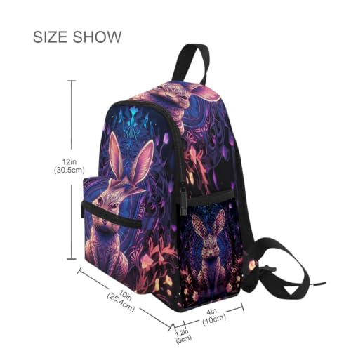 Sac à dos enfant lapin bleu allégeant le poids scolaire