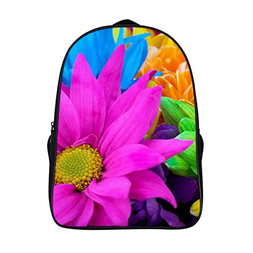 Travel Rucksack grand sac à dos ergonomique de 40x28x16cm au motif imprimé Daisy