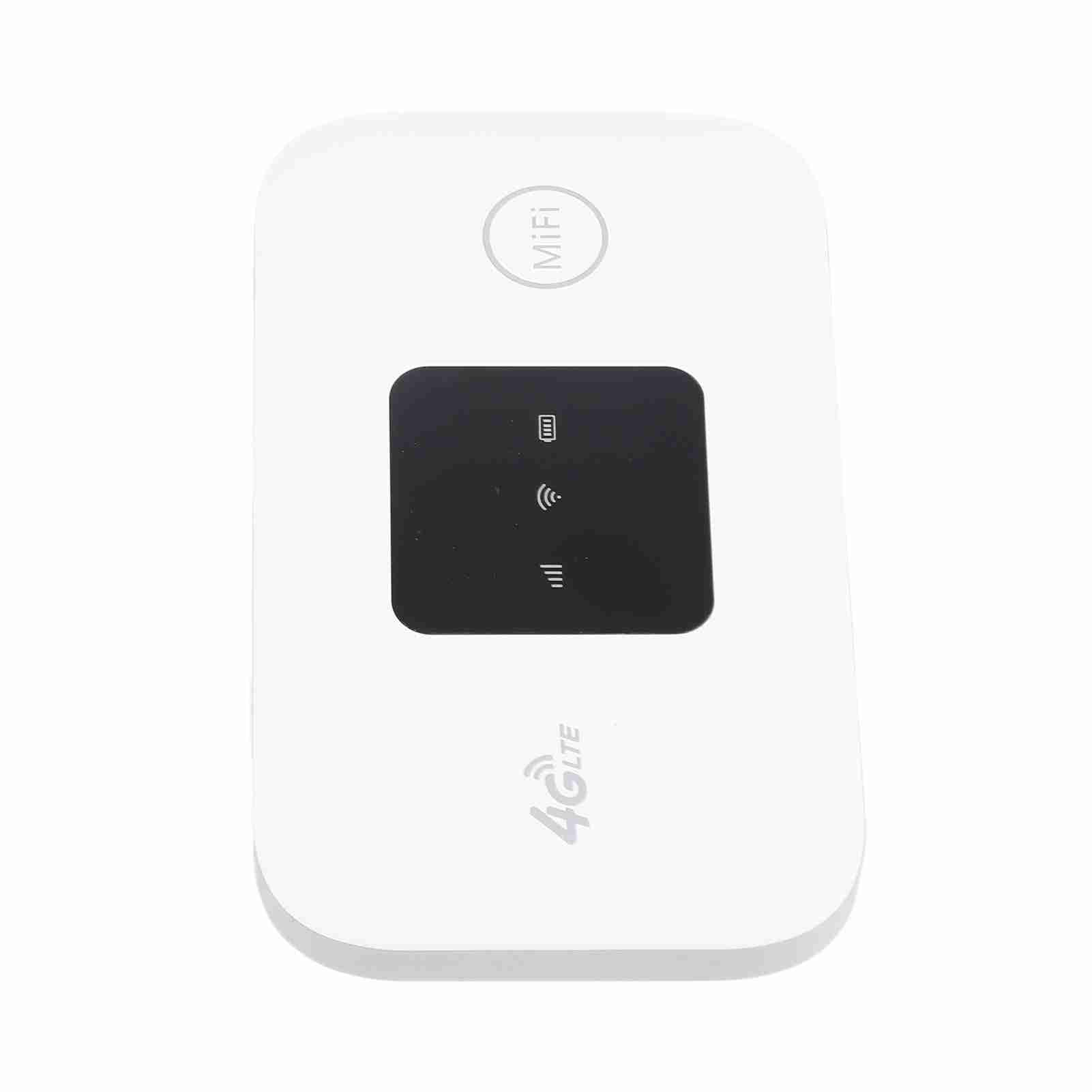 Cuifati Routeur WiFi 4G avec Vitesse de 150 Mbps, Emplacement pour Carte SIM, Prise en Charge de 10 Appareils, Batterie 2100 MAh pour Le Bureau, Les Voyages et la Maison