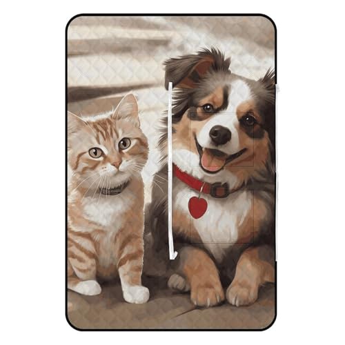 Couverture de plage imperméable pour grand chien et chat pliable
