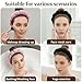 HFZRZFH 2 Pack Spa Headband for Washing Face, Cute Puffy Bubble Skincare Headband, Soft Terry Cloth Makeup Hair Band for Women Getting Ready Routine