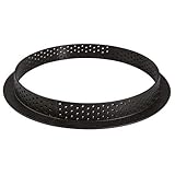 schneidringverschraubung gas 10 mm Ring 21 cm Durchmesser x 2 cm Höhe (210 mm Durchmesser x 20 mm Höhe) zum Ausschneiden eines Kürbis-Gebäckbodens, passend für Ihre abgerundeten Törtchenstücke