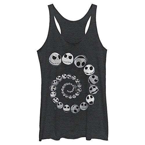 Débardeur Jack Skellington L'Étrange Noël de Monsieur Jack layering tank femme noir XS