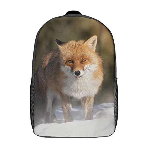 Sac à dos pour enfants Fox, grand sac d'école pour adolescents 17"