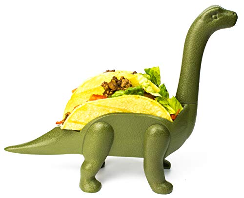 Long Neck Dinosaur Taco Holder, HapWay Plastic Novelty Jurassic Ultimate Prehistoric Taco Holder