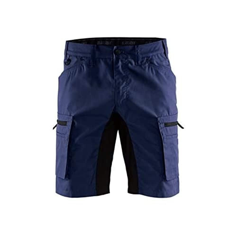 BLAKLÄDER® Service Shorts Stretch 1449 dunkelblau/schwarz
