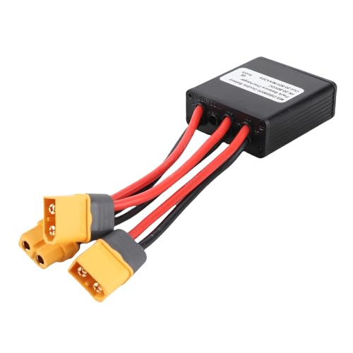 Connecteur de batterie double XT60 haut de gamme boîtier aluminium DC 20V-80V 20A - 3