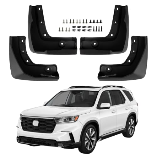 Image of PSLER Mud Flaps for Honda Pilot 2026 2025 2023 2024 4PCS Mudguards