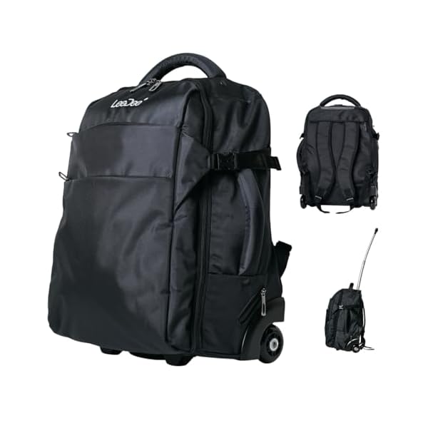 LeeDee-Rolling-Backpack-Wheeled-backpack-Backpack-with-wheels-Business-Travel-Laptop-Carry-on-luggage-Navy LeeDee Rolling Backpack, Wheeled backpack, Backpack with wheels, Business, Travel, Laptop, Carry-on luggage (Navy)