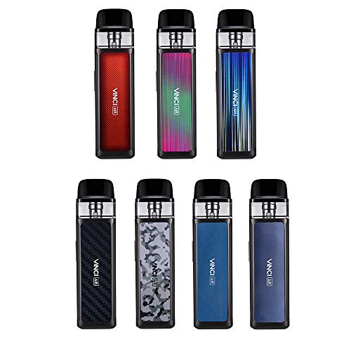 Cigarette électronique VOOPOO VINCI AIR Pod Kit 900mAh avec une capacité de 4 ml compatible avec les bobines PnP sans liquide sans nicotine (Carbon Fiber)