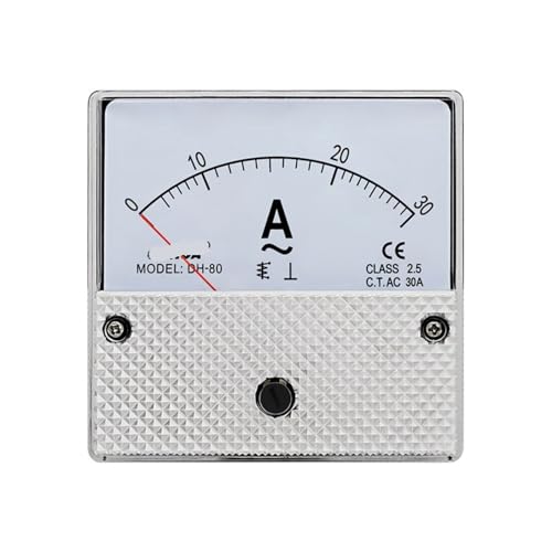 Ampèremètre AC DH-80 panneau indicateur d'ampérage à pointeur pour suivi de transformateur - 2