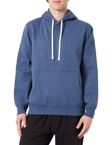 Tommy Hilfiger Men ESS SEASONAL FLEECE HOODY MW0MW39997 Pullover Hoodie, BLUE, XL