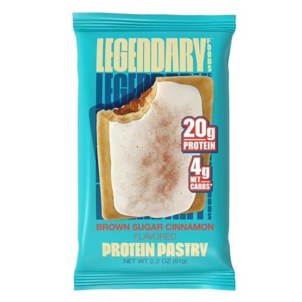 Legendary Foods, Protein Pastry Brown Sugar Cinnamon Flavored, 2.2 Ounce