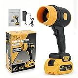 Soplador De Hojas, Inalambrico Soplador Hojas Bateria, 34000Rpm,...