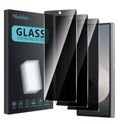 Verre trempé Samsung Galaxy Z Fold 6 anti-espion dureté 9H anti-rayures