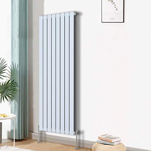 Blümme Vertical Single Flat Panel Designer Radiator Bathroom Heater Central Heating Radiators 1600 x 544mm White