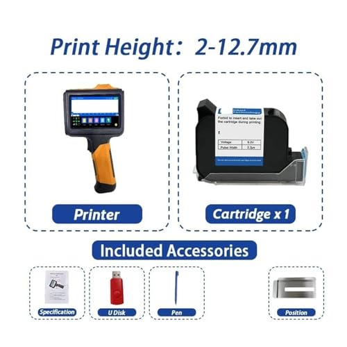 Codeur jet d'encre portable 1790PLUS avec impression multiformat