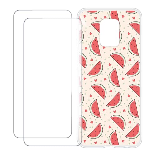 UOGNADGD Xiaomi Redmi Note 9 Pro 4G �Ƃ̌݊������� �J�X�^���J���t���P�[�X�{�����K���X�ی�t�B����2���t�� ? �Ռ��z�������h�~ (�X�C�J)