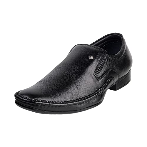 Image of Metro Men's Faux Leather Formal Stylish Moccasin Loafer Shoes