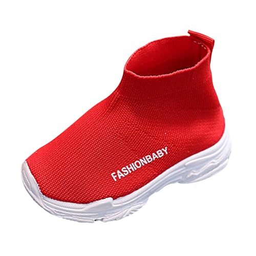 IWIHMIV Girls Slip On Sneakers Kids Lightweight Comfortable Walking Shoes Casual Non Slip Breathable Boys Athletic Shoes