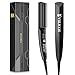 VIKICON Beard Straightener, 30s Quick Heated Beard Brush, Mini Heating Straightening Comb for Men, Ionic/Lightweight/Fast/Anti-scalding Hot Hair Brush for Styling Long&Short Beard