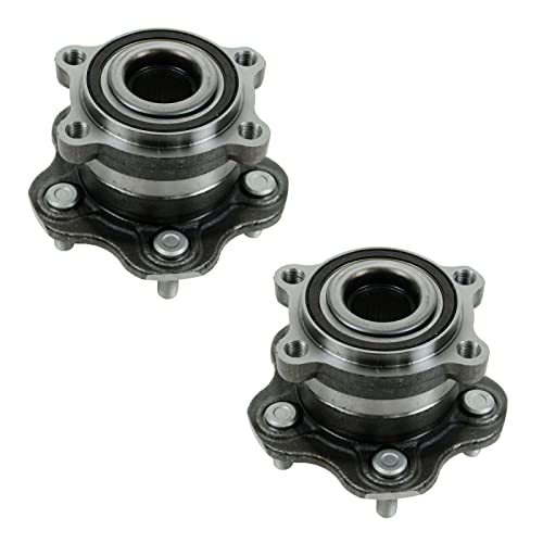 Image of TRQ Rear Wheel Bearing and Hub Assembly Set 2 Piece