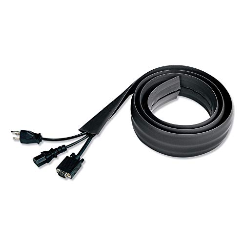 Innovera IVR39665 72 pulgadas. Cable de gestión para suelo 44; Negro Cover