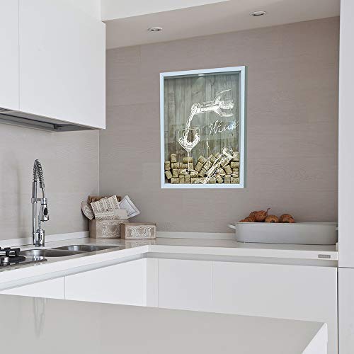 Quadro Porta Rolhas Kapos Multicor 32X42cm