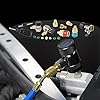 Lichamp AC R1234YF R134A Gauge Set, Automotive 4 Valve Manifold Gauge Compatible with R1234YF and R134A Refrigerants, Works on Car Freon Charging and Evacuation #5