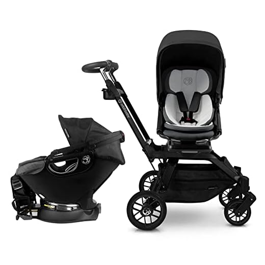 Orbit Baby Stroll & Ride Travel System Merino Wool Black