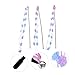 POPETPOP 3pcs Colorful Interactive Cat Teaser Wands Engaging Teaser Stick Toys for Indoor Cats Promote Bonding Fun Playtime for Kittens and